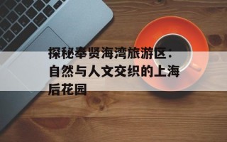 探秘奉贤海湾旅游区：自然与人文交织的上海后花园