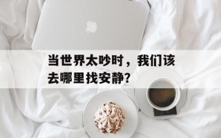 当世界太吵时，我们该去哪里找安静？