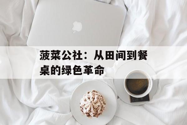 菠菜公社:从田间到餐桌的绿色革命-第1张图片- 菠菜公社:从田间到餐桌的绿色革命-第1张图片-